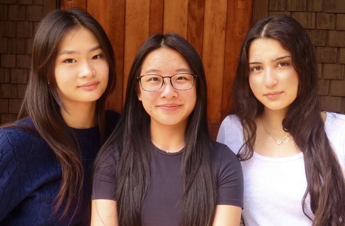 Heart in Hand's executive team: Cadence Ko, Aceley Pan and Anya Klaeb